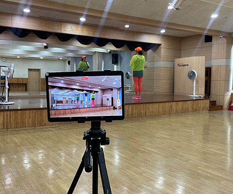 라인댄스 영상촬영